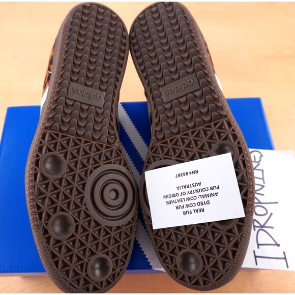 Adidas Samba OG Red Leopard Women's Shoes - Picture 9 of 10